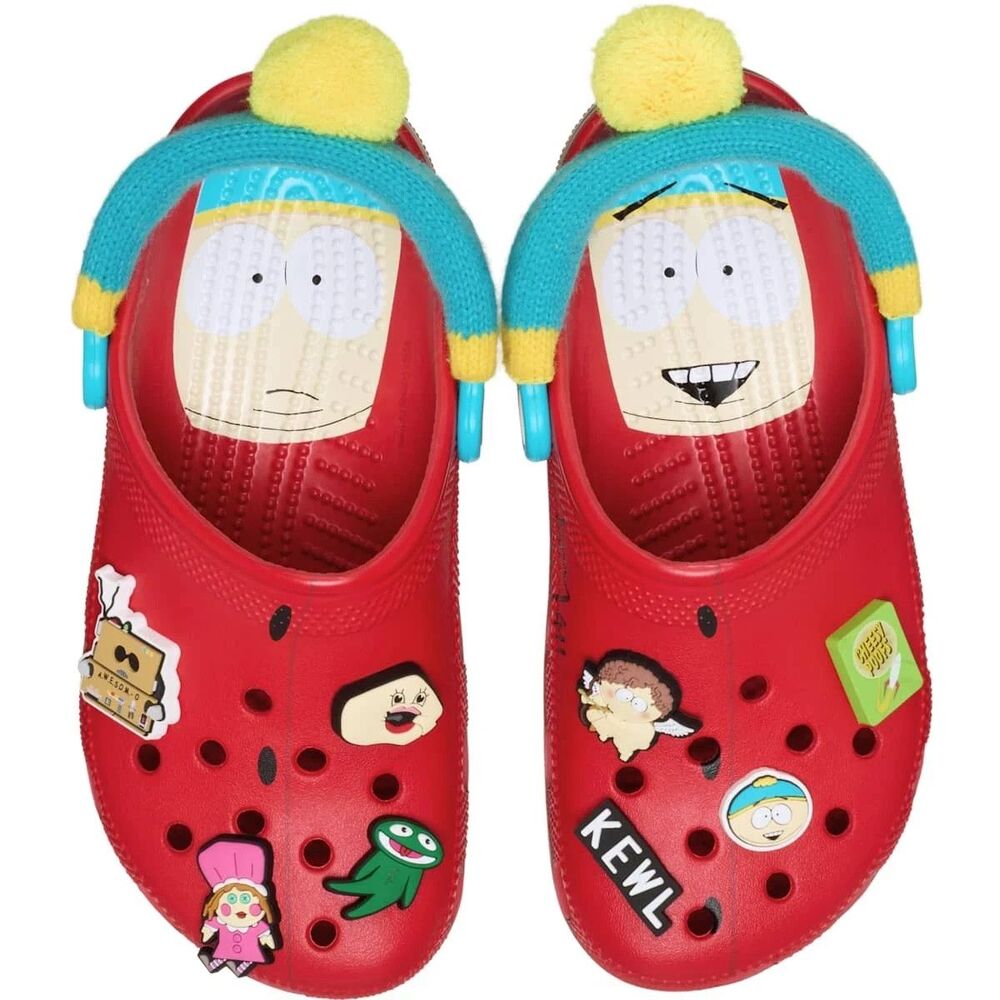 Crocs x South Park Eric Cartman Classic Clogs Red Men Size 9 Women 11 NWB